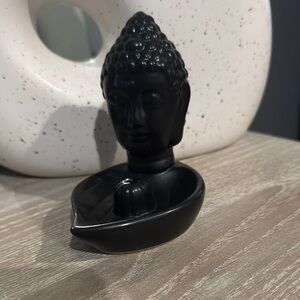 Elegant Black Buddha Incense Holder